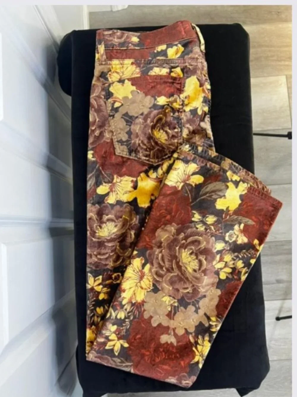 Agolde Nico Ultra High-Rise Velvet in Super Bloom Bootcut Jeans – Size 28 - NWOT - Picture 11 of 11
